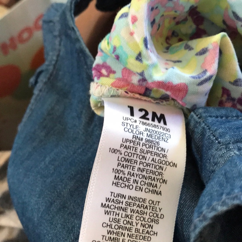 Toddler little girl dress size 12 months